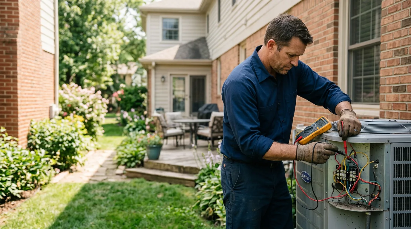 HVAC technician working near Paris, MO